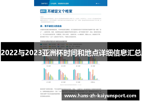 2022与2023亚洲杯时间和地点详细信息汇总 2022与2023亚洲杯时间和地点详细信息汇总