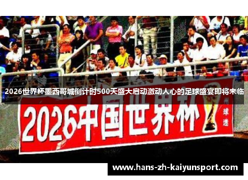 2026世界杯墨西哥城倒计时500天盛大启动激动人心的足球盛宴即将来临